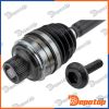 Demi-Arbre de Transmission MTM avant pour AUDI | NPW-AU-037, 18-213190